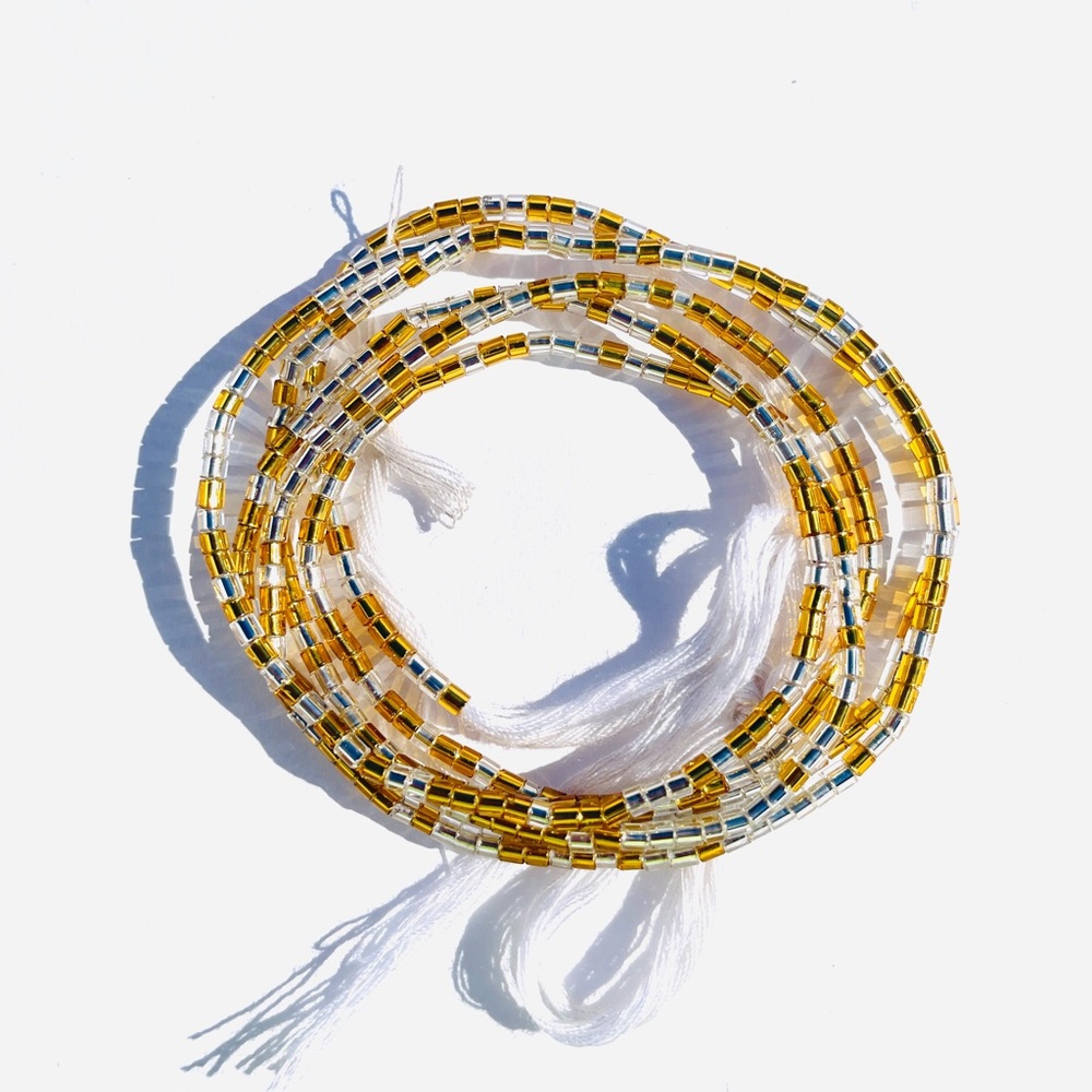 New Small African Seed Bead waist Beads Sz 45 inch